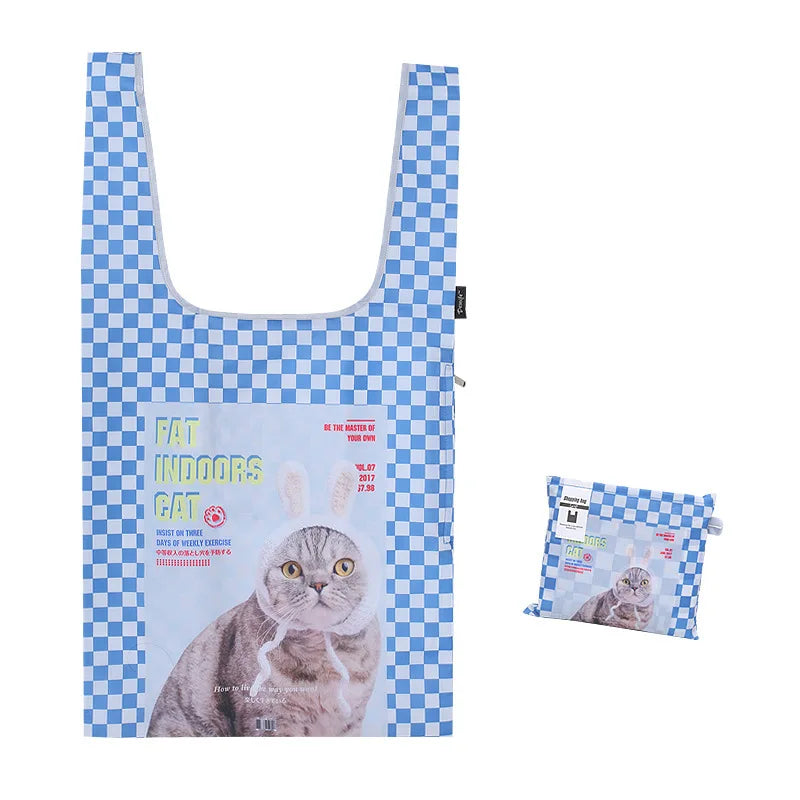 1Pcs Shopping Bags Eco Oxford Handbags For Pet Shopping Tote Bags