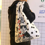 1Pcs Shopping Bags Eco Oxford Handbags For Pet Shopping Tote Bags