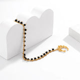 Bead Chain Clip Nose Ring Cuff For Women Ear Stud Punk Retro Ethnic Jewelry