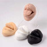 1Pcs Soft Silicone Model Mouth Tongue Model Puncture Training Tool Display