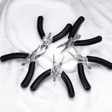 Stainless Steel Needle Nose Pliers Curved Nose Pliers Palm Mini Jewelry Tools