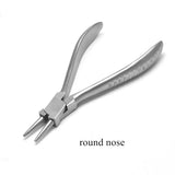Stainless Steel Needle Nose Pliers Nylon Plat Plier Jewelry Making Handwork Tool