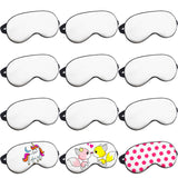 1Pcs Sublimation Eye Masks Adjustable Strap Sleep Shade Blind Fold