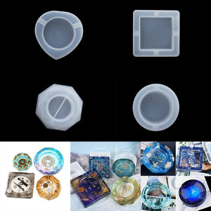 UV Resin Flower Container Mould Ashtray Silicone Mold DIY Crafts