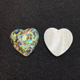 Vintage Double-sided Abalone Shell Pendant for DIY Jewellery