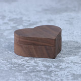 1Pcs Walnut Personalized Vintage Wedding Wood Ring Box Holder