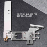 1Pcs Water Absorbing Rudder Aluminum Suction Rudders for RC Jet Boats