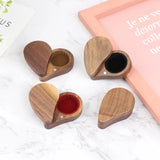 Wood Jewelry Box Wedding Ring Earring Organizer Gift Box