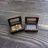 Wooden Jewelry Box Earring Ring Organizer