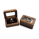 Wooden Jewelry Box Earring Ring Organizer