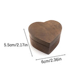 Wooden Jewelry Box Earring Ring Organizer
