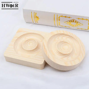 Wooden Jewelry Display Tray Bead Pendant Showcase Bracelet Holder Stand