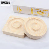 Wooden Jewelry Display Tray Bead Pendant Showcase Bracelet Holder Stand