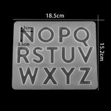 1Pc English Alphabet Silicone Mold Epoxy Resin DIY Jewelry Making Findings