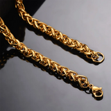 3-6mm Link Chain Necklace Stainless Steel 16-40 inches