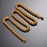 3-6mm Link Chain Necklace Stainless Steel 16-40 inches