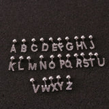 1.2mm Stainless Steel E Letter Stud Ear Cuf for Women