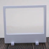 3D Floating Jewelry Display Case Box Stand, White