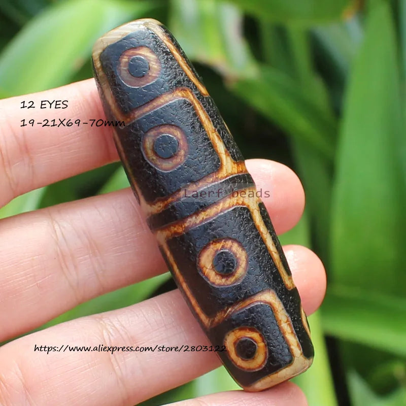 Natural Ancient Tibet Dzi Agate Beads 50-70mm for DIY Jewelry Making