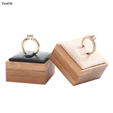 Bamboo Diamond Bague Storage Holder Jewelry Display Stand