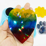 DIY Craft Casting Tool Holographic Keychain Crystal Epoxy Resin Mold