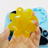 DIY Craft Casting Tool Holographic Keychain Crystal Epoxy Resin Mold