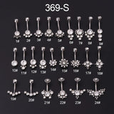 1Pc Stainless Steel Belly Button Nails for Women