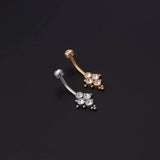 1Pc Stainless Steel Belly Button Nails for Women