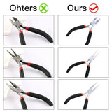 Carbon Steel Nose Pliers for Jewelry Making Craft DIY