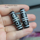 Natural Tibet Agate Dzi Oval Loose Beads Wholesale For DIY Jewellery