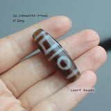 Natural Tibet Agate Dzi Oval Loose Beads Wholesale For DIY Jewellery