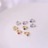 5mm Mini Hoop Earring for Girls Gift Jewelry Cuff Zircon Earrings