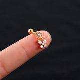 Butterfly Stud Earrings for Women Stainless Steel Ear Cuffs Teens