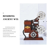 Retro Movie Projector Twirling Music Box Home Decoration Gift