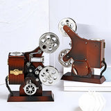 Retro Movie Projector Twirling Music Box Home Decoration Gift