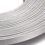 10m Flat 5mm 18 Gauge Aluminum Wire Red