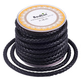 3mm 4mm 5mm 6mm Braided Cowhide Leather Cord Thread Rope for DIY Jewelry
