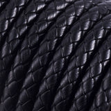 3mm 4mm 5mm 6mm Braided Cowhide Leather Cord Thread Rope for DIY Jewelry