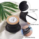 3-6mm Braided Leather Cord Cowhide DIY Jewelry Findings