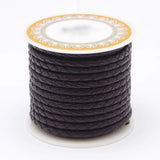 3-6mm Braided Leather Cord Cowhide DIY Jewelry Findings