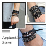 3-6mm Braided Leather Cord Cowhide DIY Jewelry Findings
