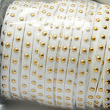 5x2mm Aluminum Studded Faux Suede Cords for DIY Bracelet