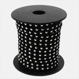 5x2mm Aluminum Studded Faux Suede Cords for DIY Bracelet