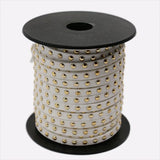 5x2mm Aluminum Studded Faux Suede Cords for DIY Bracelet