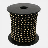 5x2mm Aluminum Studded Faux Suede Cords for DIY Bracelet