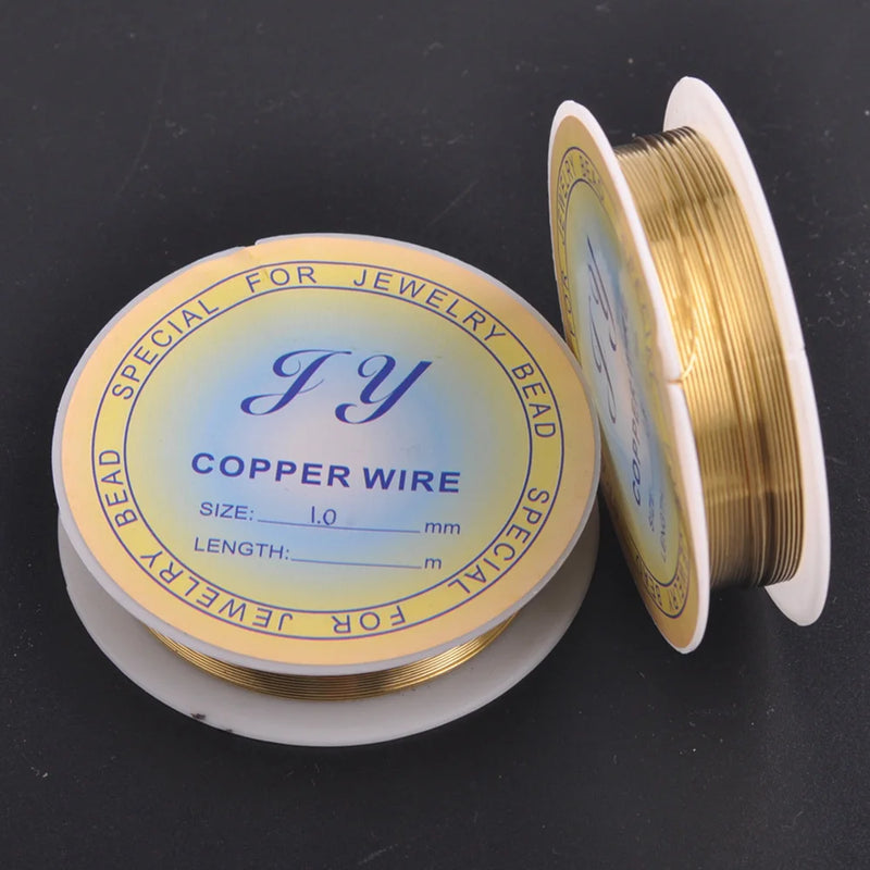 Copper Beading Wire 0.2-1.0mm for Jewelry Making DIY Crafts