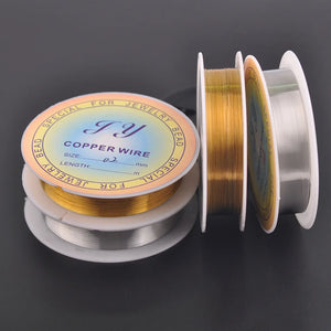 Copper Beading Wire 0.2-1.0mm for Jewelry Making DIY Crafts