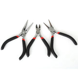 Jewelry Findings Tools Set Flat Nose Pliers Beading Needles Kit for DIY Jewelry