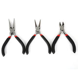 Jewelry Findings Tools Set Flat Nose Pliers Beading Needles Kit for DIY Jewelry