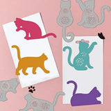 Flower Cat Cutting Dies - Metal Kitty Die Cuts for Scrapbook